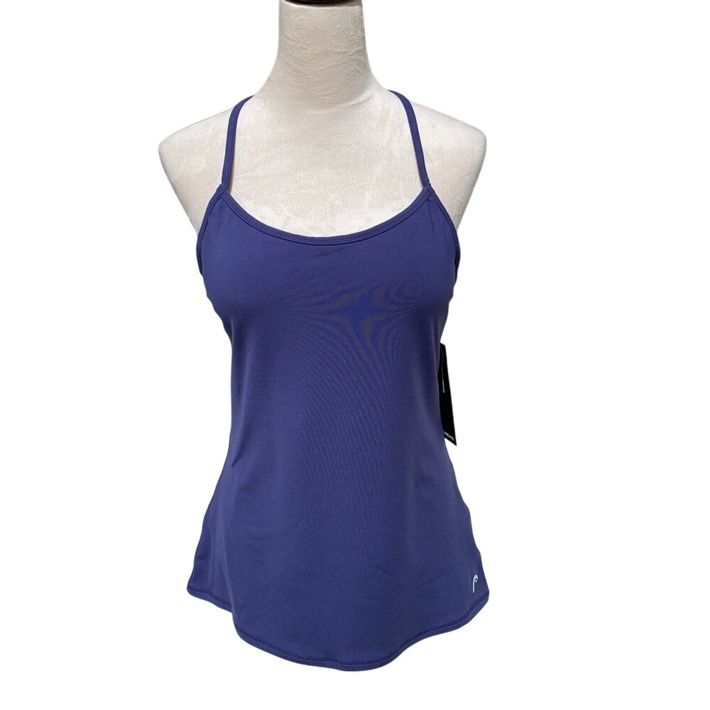 HEAD. NWT. Tennis. Deep Cobalt Blue Sports Dress. Built in cups.XL.